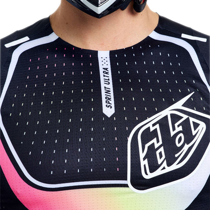 Trikot TROY LEE DESIGNS SPRINT ULTRA PROTON Lange Ärmel Schwarz