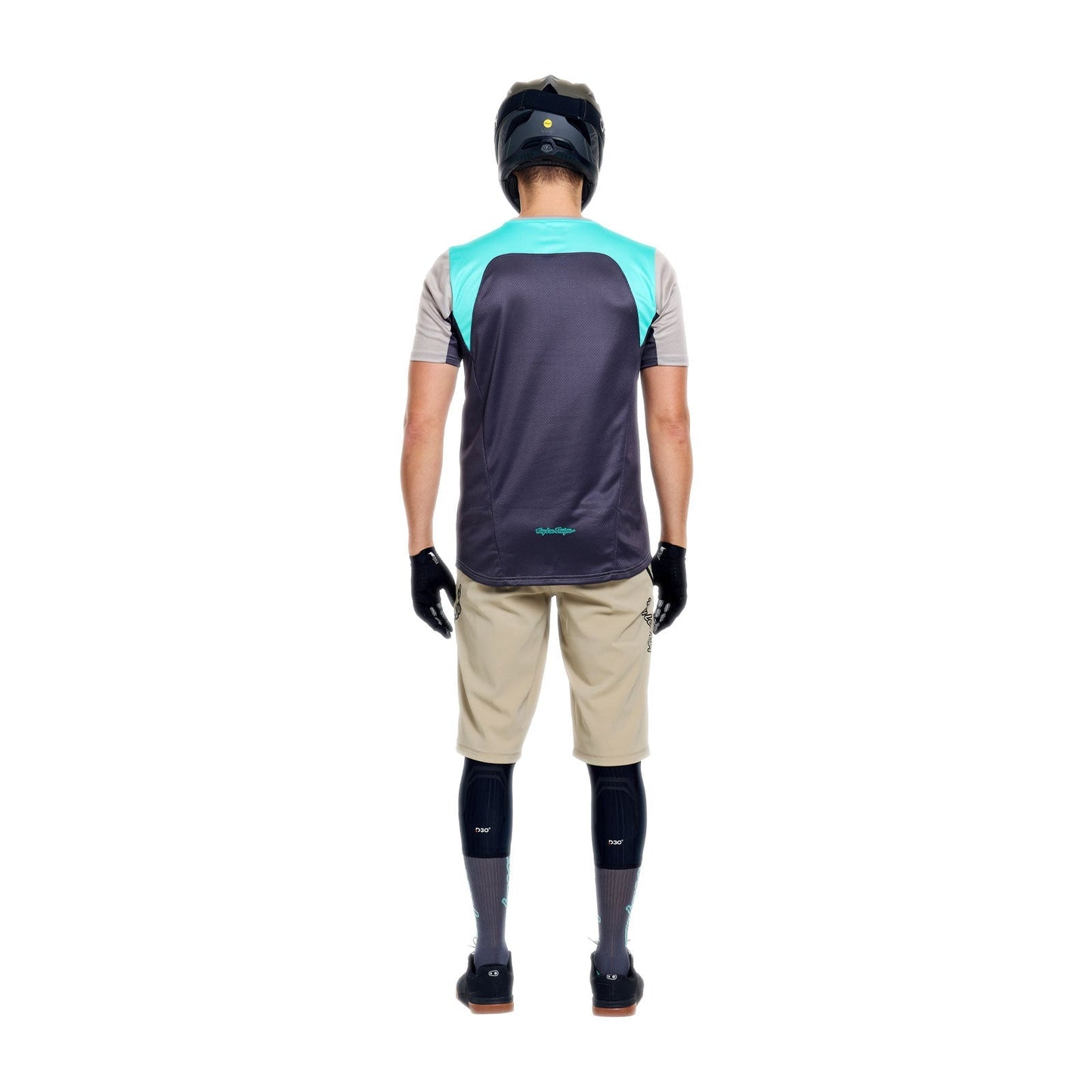 TROY LEE DESIGNS STAGE SIGNATURE Trikot Kurzarm Grau/Blau