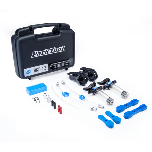 Park Tool BKD-1.2 komplettes Entlüftungsset für hydraulische Bremsen mit DOT-Bremsflüssigkeit