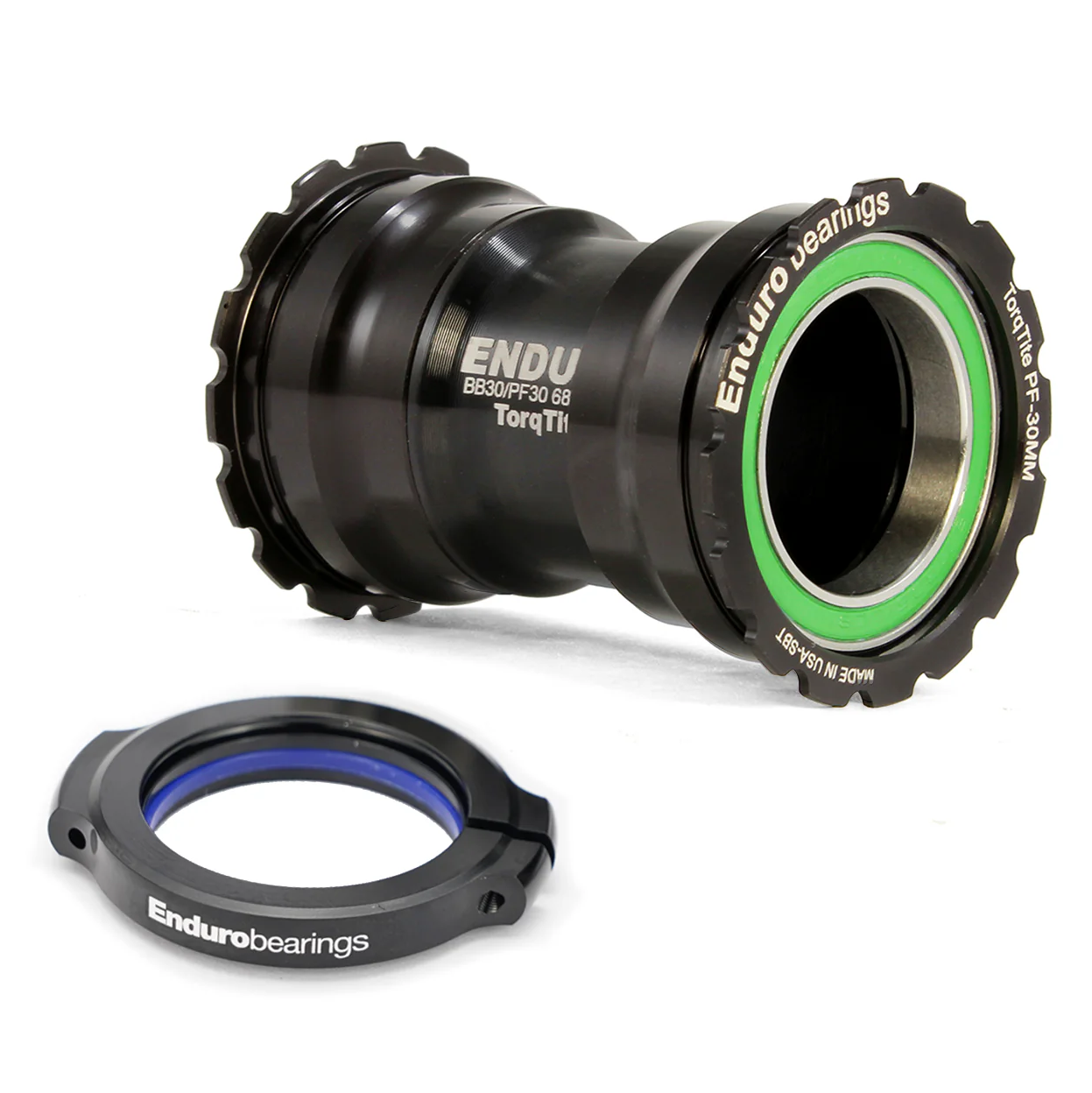 Innenlager ENDURO BEARINGS TorqTite PF30 Achse 30mm (Narrow) Inox Black