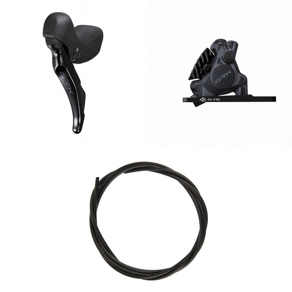 Linker Hebel und vorderer Bremssattel SHIMANO GRX 410