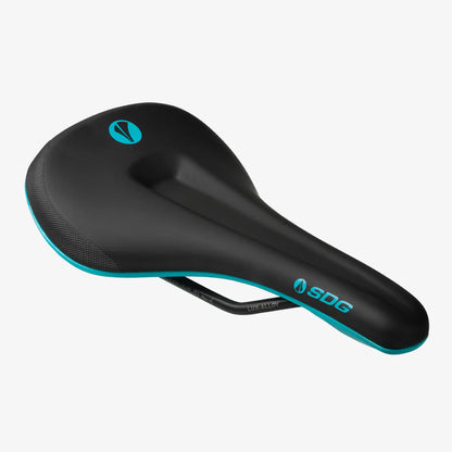 Sattel SDG BEL-AIR V3 MAX Schienen Lux-Alloy Schwarz/Türkis