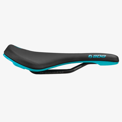 Sattel SDG BEL-AIR V3 MAX Schienen Lux-Alloy Schwarz/Türkis