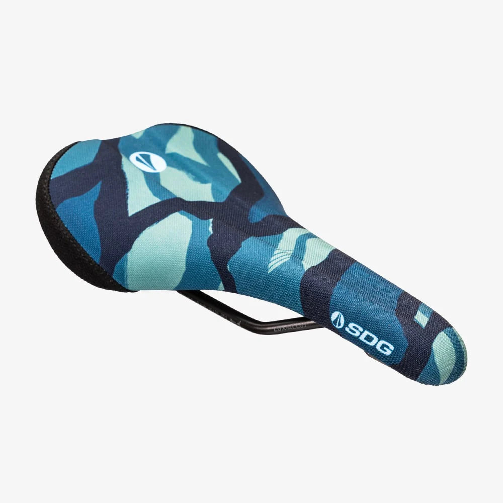 Sattel SDG BEL-AIR V3 TERRA FIRMA Rails Lux Alloy Camo Blau