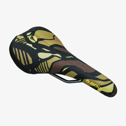 Sattel SDG BEL-AIR V3 TERRA FIRMA Streben Lux Alloy Camo Gelb
