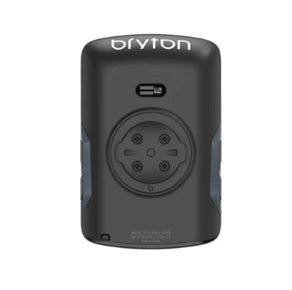 BRYTON RIDER S510E GPS-Fahrradcomputer — Rückseite und Gerätebefestigung