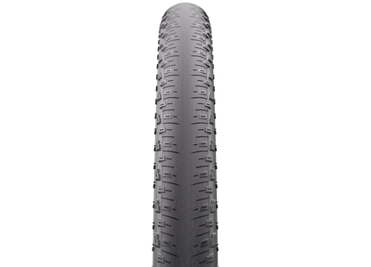 WTB BYWAY RS 50 Reifen, Schwarz – Frontalansicht des glatten Mittelstreifens