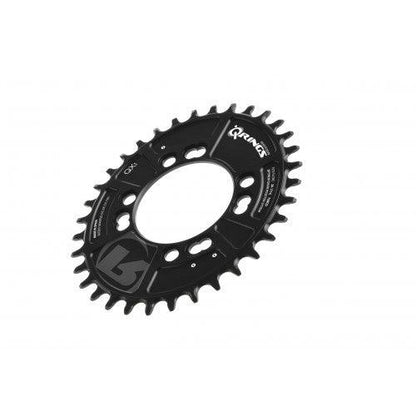 Ovales Mono-Kettenblatt 9/10/11/12V ROTOR QX1 NARROW WIDE 4 Löcher 76 mm