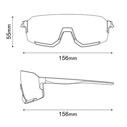 Brille SHIMANO AEROLITE CE-ARLT2 Grün Glas Ridescape High Contrast