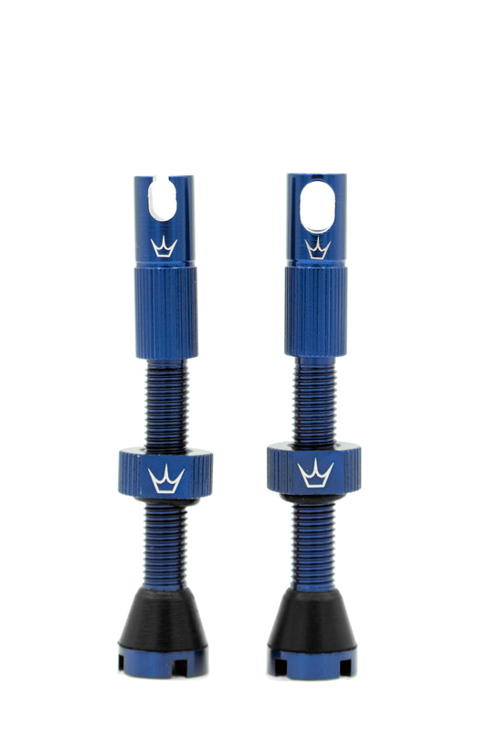 PEATY'S x Chris King MK2 Presta 60 mm (x2) Navy Tubeless Valves