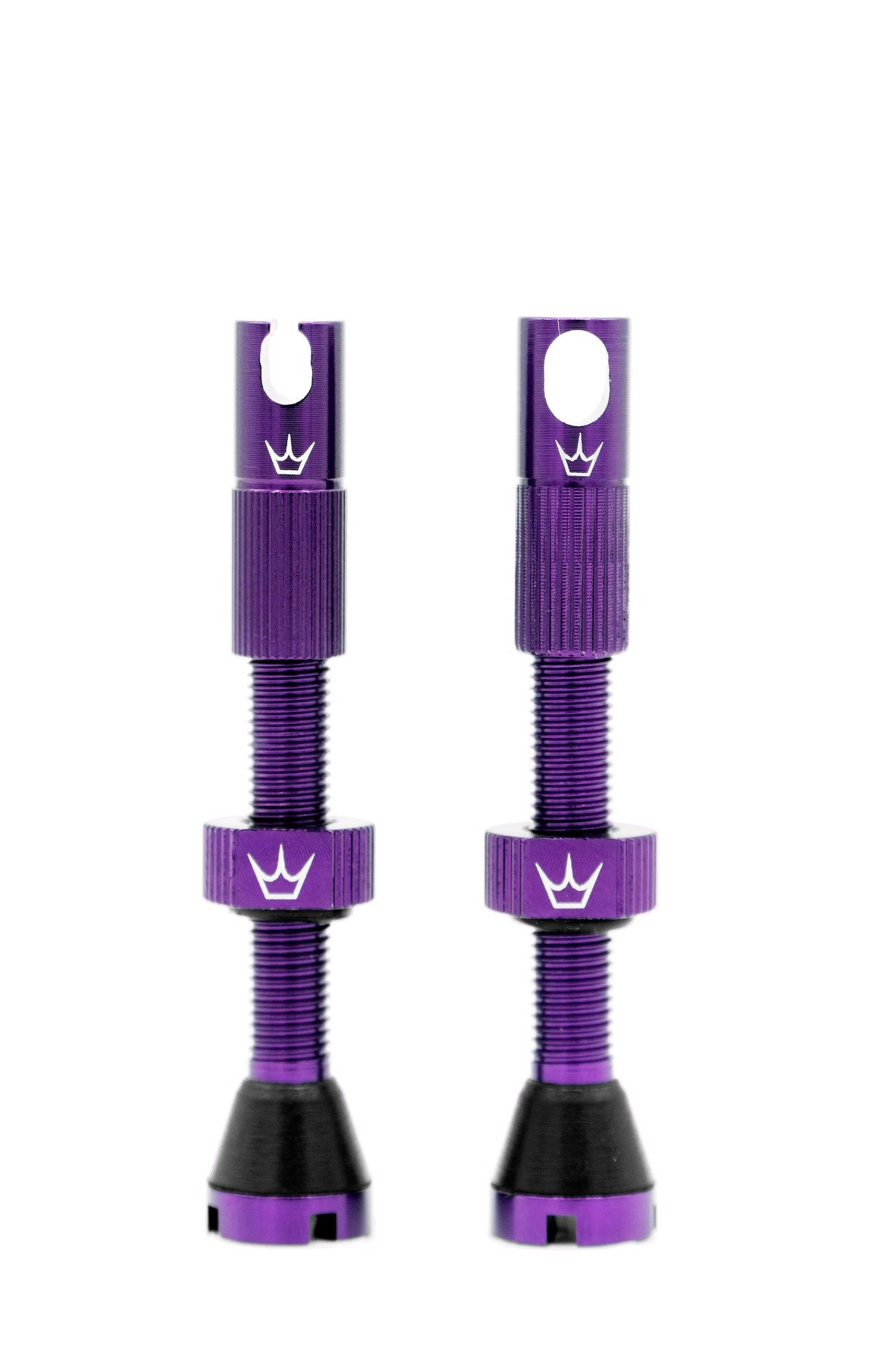 PEATY'S x Chris King MK2 Presta 60 mm (x2) Tubeless Valves Violett