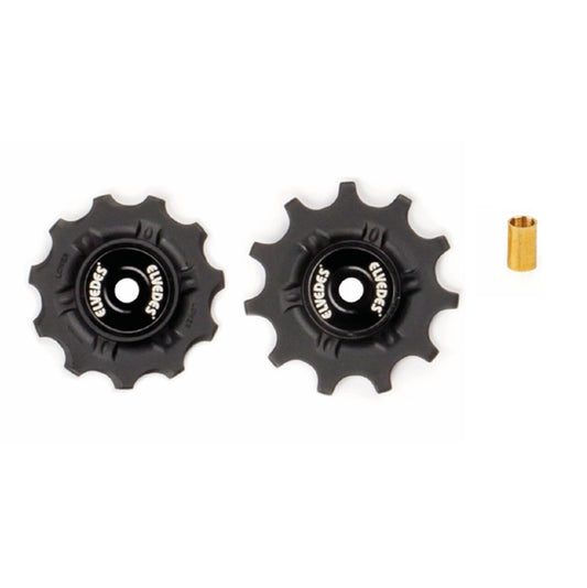ELVEDES Schaltwerksrollen 2 x 11 Zähne Ringlager + Spacer