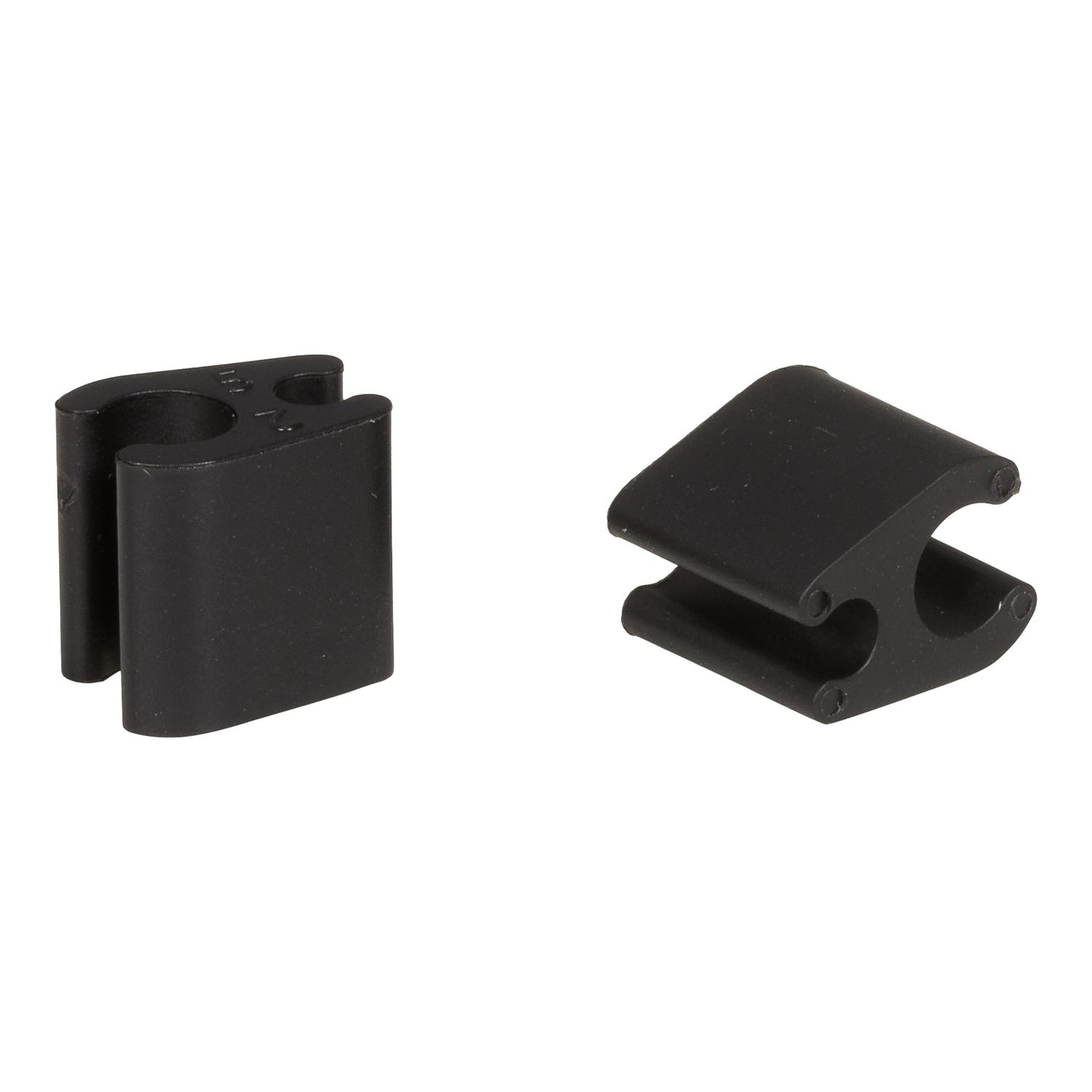 10er-Set Kabelclips Duo Black ELVEDES 4.1mm/4.1mm Kunststoff