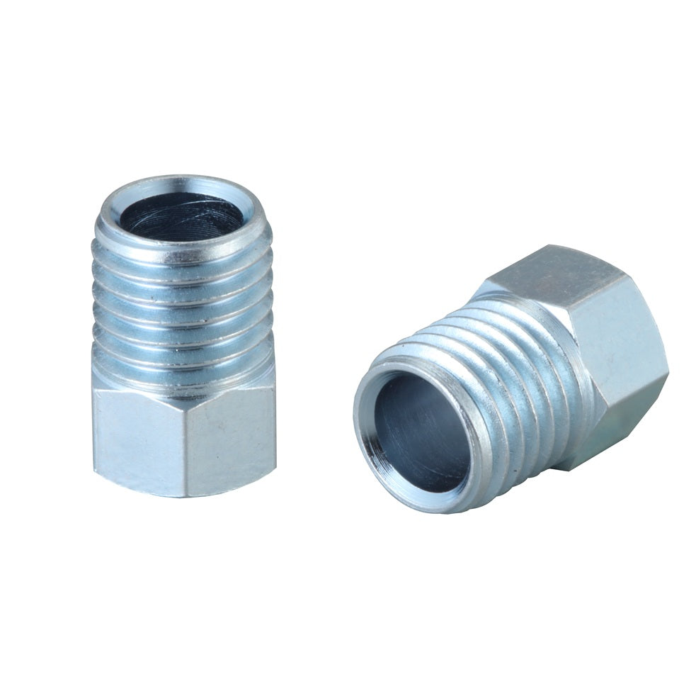 Satz von 2 ELVEDES Kompressionsmuttern für Formula M8x1