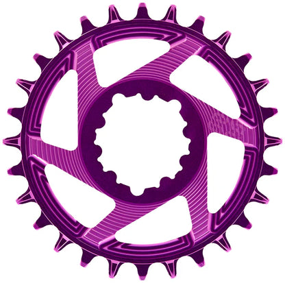 Mono-Kettenblatt E-THIRTEEN HELIX RACE 11/12V Direct Mount SRAM Boost Offset 3mm Violett