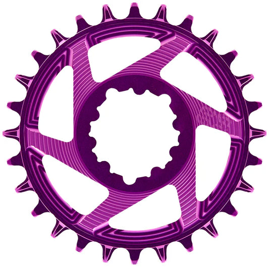 Kettenblatt Mono E-THIRTEEN HELIX RACE 11/12V Direct Mount SRAM Boost Offset 3mm Violett