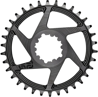 Mono-Kettenblatt E-THIRTEEN HELIX RACE 11/12V Direct Mount SRAM Boost Offset 3mm Schwarz