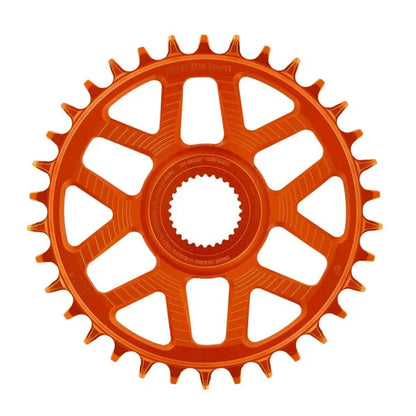 Einfach-Kettenblatt E-THIRTEEN HELIX RACE E-SPEC 11/12V Direct Mount Bosch Gen4 Offset 13mm Orange