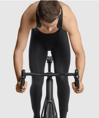 Lange Radhose mit Trägern ASSOS MILLE GT EISENHERZ ULTRAZ WINTER S11 Schwarz