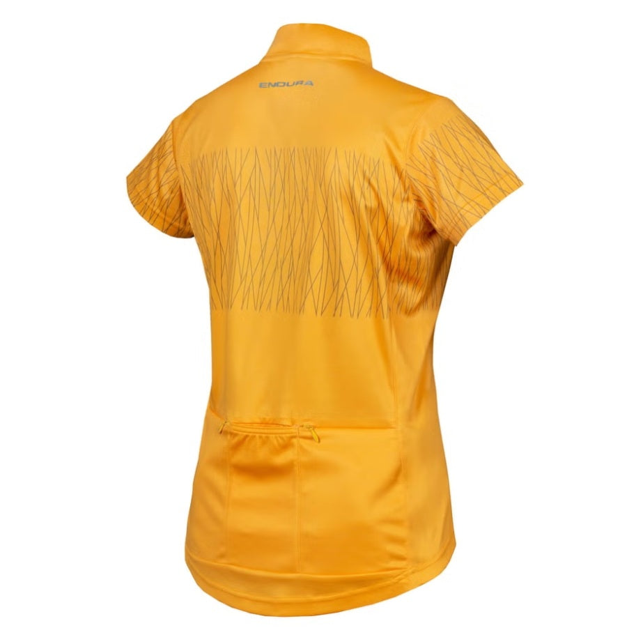 ENDURA HUMMVEE RAY Damen Trikot Kurzarm Orange