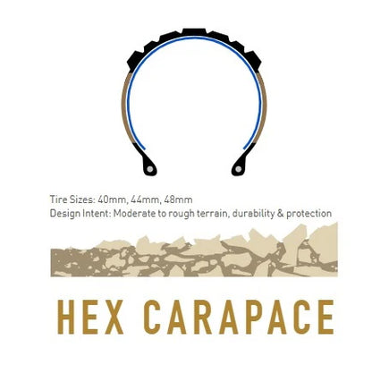 Reifen ENVE HEX CARAPACE 700c Tubeless Ready Beige