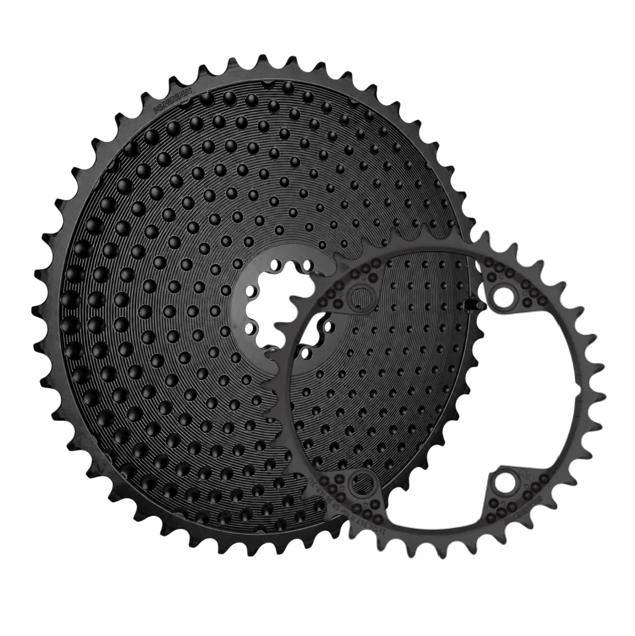 Kettenblatt-Paar 12V ALUGEAR AERO 8 Loch für Sram Schwarz