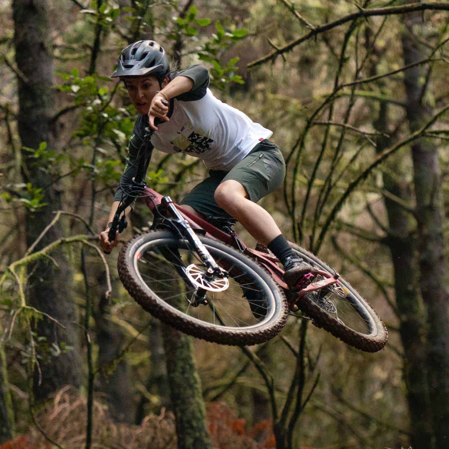 FIVE TEN TRAILCROSS CLIP-IN MTB-Schuhe Women Schwarz/Rot