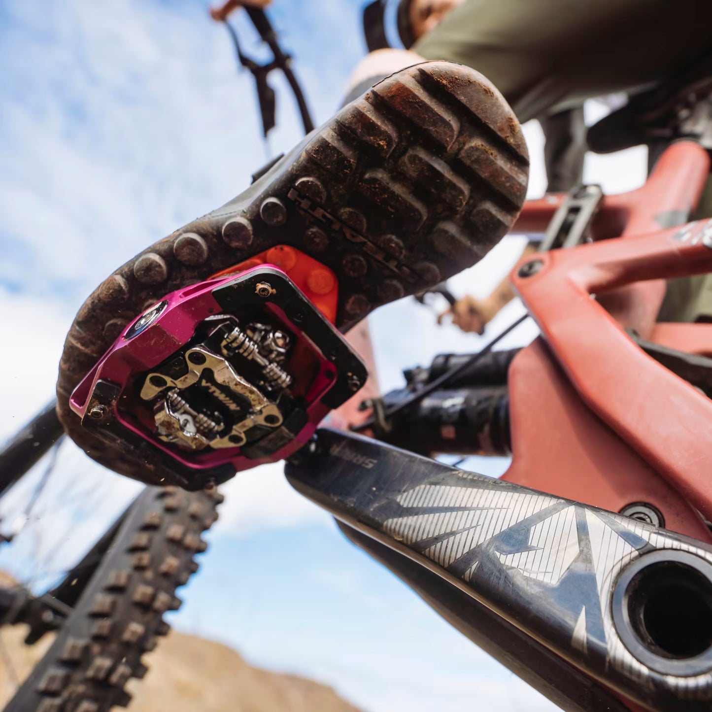 FIVE TEN TRAILCROSS CLIP-IN MTB-Schuhe Women Schwarz/Rot