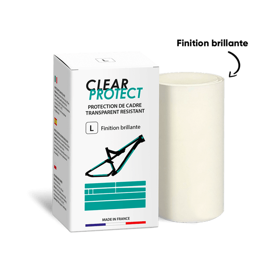 Selbstklebende Schutzfolie für Rahmen CLEARPROTECT PACK L Brilliant