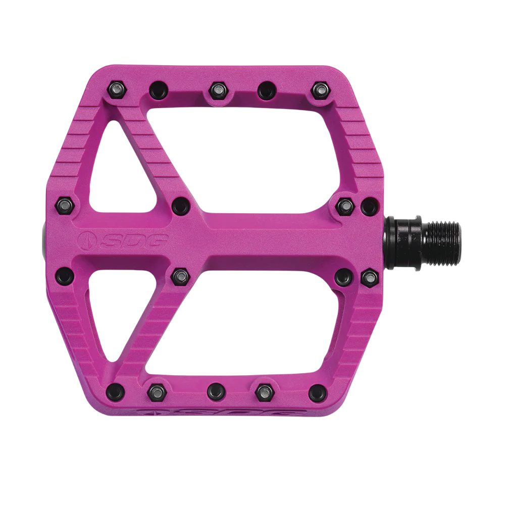 Flache Pedale SDG COMP Composite Violett