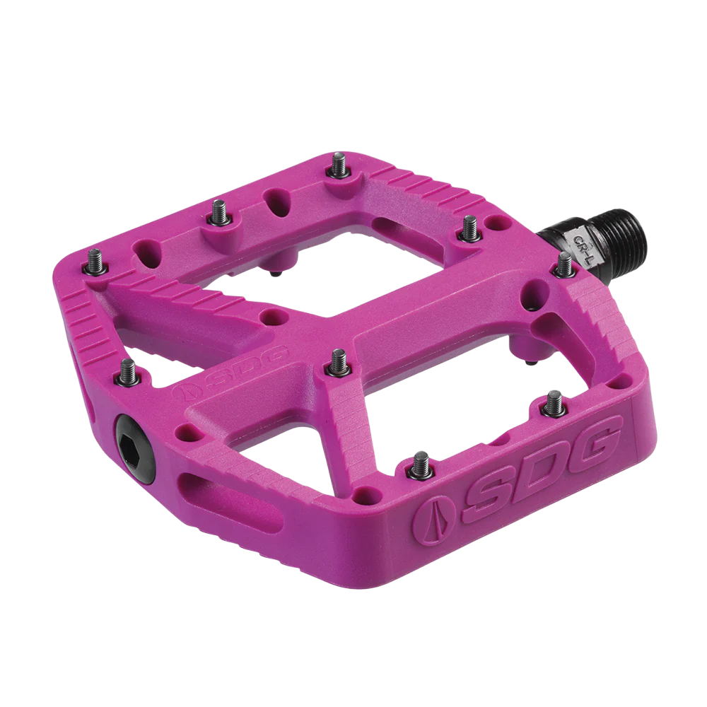 Flache Pedale SDG COMP Composite Violett