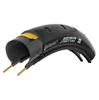 Reifen CONTINENTAL AERO 111 700c Tubeless Ready Schwarz