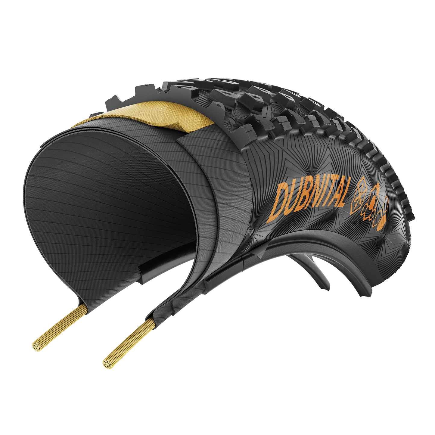 CONTINENTAL DUBNITAL Trail Rapid 29x2.40 Tubeless Ready Reifen Weich Braun