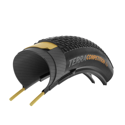 CONTINENTAL TERRA COMPETITION TRAIL GRIP 700x35c Tubeless Ready Reifen Braun
