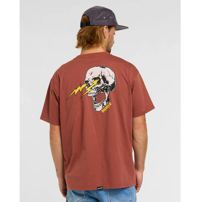T-Shirt DHARCO COTTON RUST Kurzarm Braun