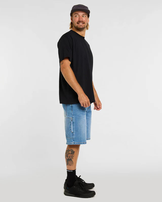T-Shirt DHARCO COTTON KENTARO Kurzarm Schwarz