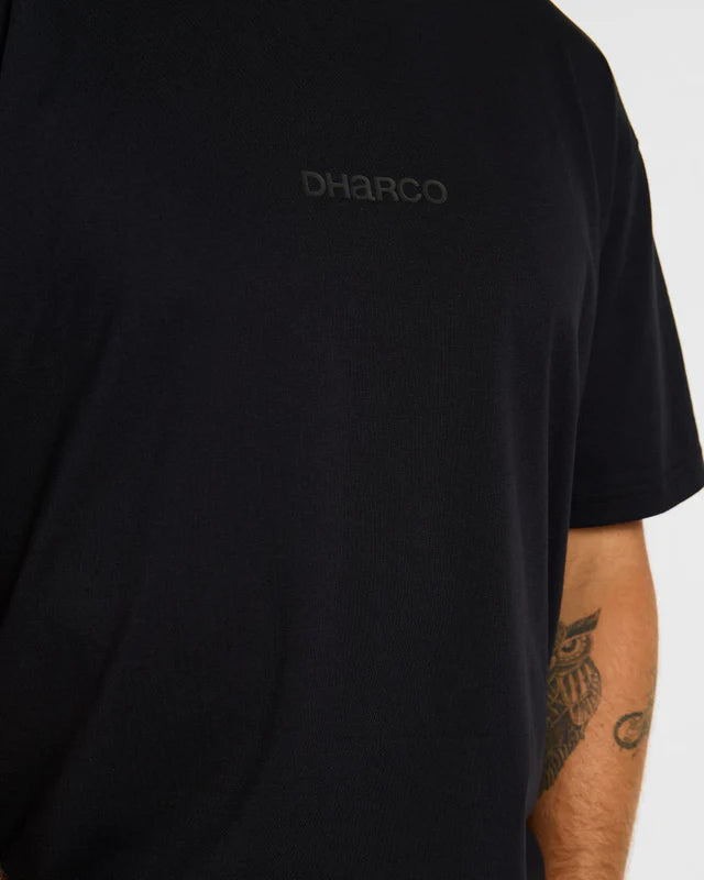 T-Shirt DHARCO COTTON KENTARO Kurzarm Schwarz