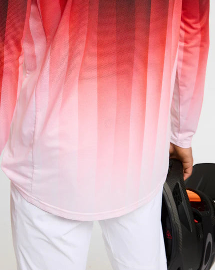 DHARCO RACE PRISM Trikot Langarm Rot