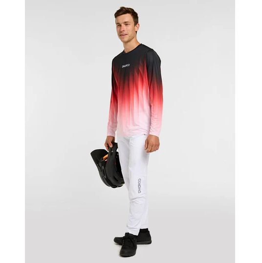 DHARCO RACE PRISM Trikot Langarm Rot