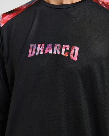 DHARCO RACE NEBULA Langarm-Trikot Schwarz