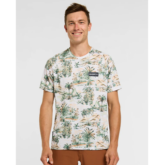 DHARCO LOST Trikot Kurzarm Beige/Grün