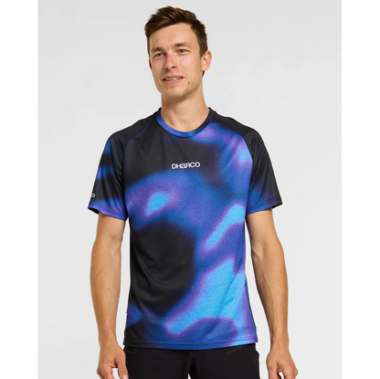 Trikot DHARCO VORTEX Kurzarm Schwarz/Violett