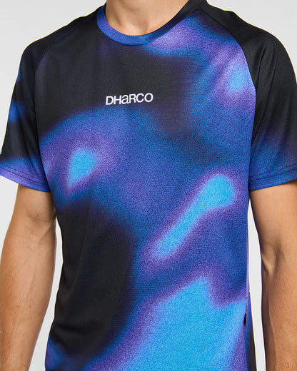 Trikot DHARCO VORTEX Kurzarm Schwarz/Violett
