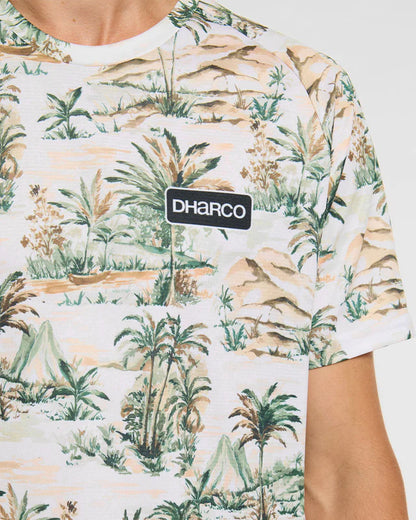 Trikot DHARCO LOST Kurzarm Beige/Grün