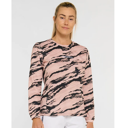 Trikot DHARCO GRAVITY AMBUSH Langarm Damen Rosa/Schwarz