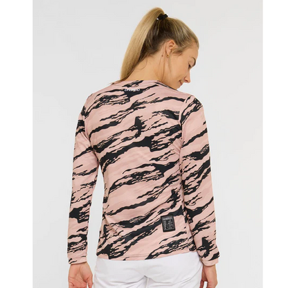 Trikot DHARCO GRAVITY AMBUSH Langarm Damen Rosa/Schwarz