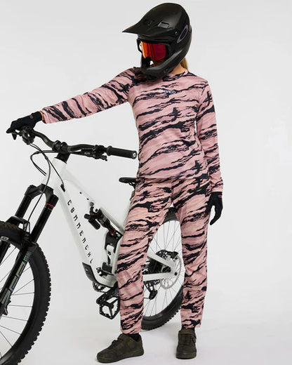 Trikot DHARCO GRAVITY AMBUSH Langarm Damen Rosa/Schwarz