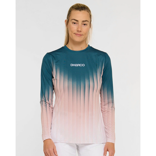 DHARCO RACE DUSTY PRISM Langarmtrikot Women Schwarz/Pink