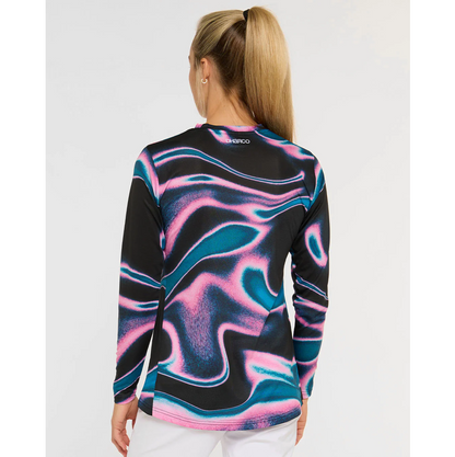 Trikot DHARCO RACE AURORA Langarm Damen Schwarz/Rosa