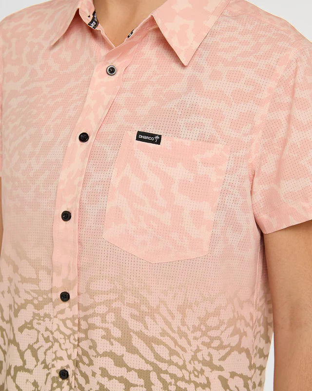 DHARCO TECH PARTY PRISCILLA Damen Technisches Hemd Beige